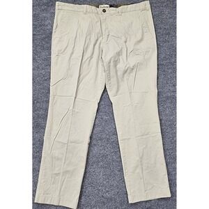 Barbour Mens Chino Pants Khaki Tan Cotton Stretch Size 42R 42x32